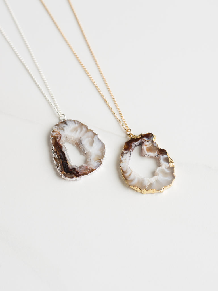 Geode Agate Necklace