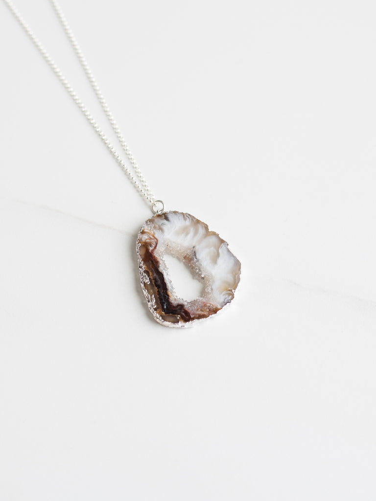 Geode Agate Necklace