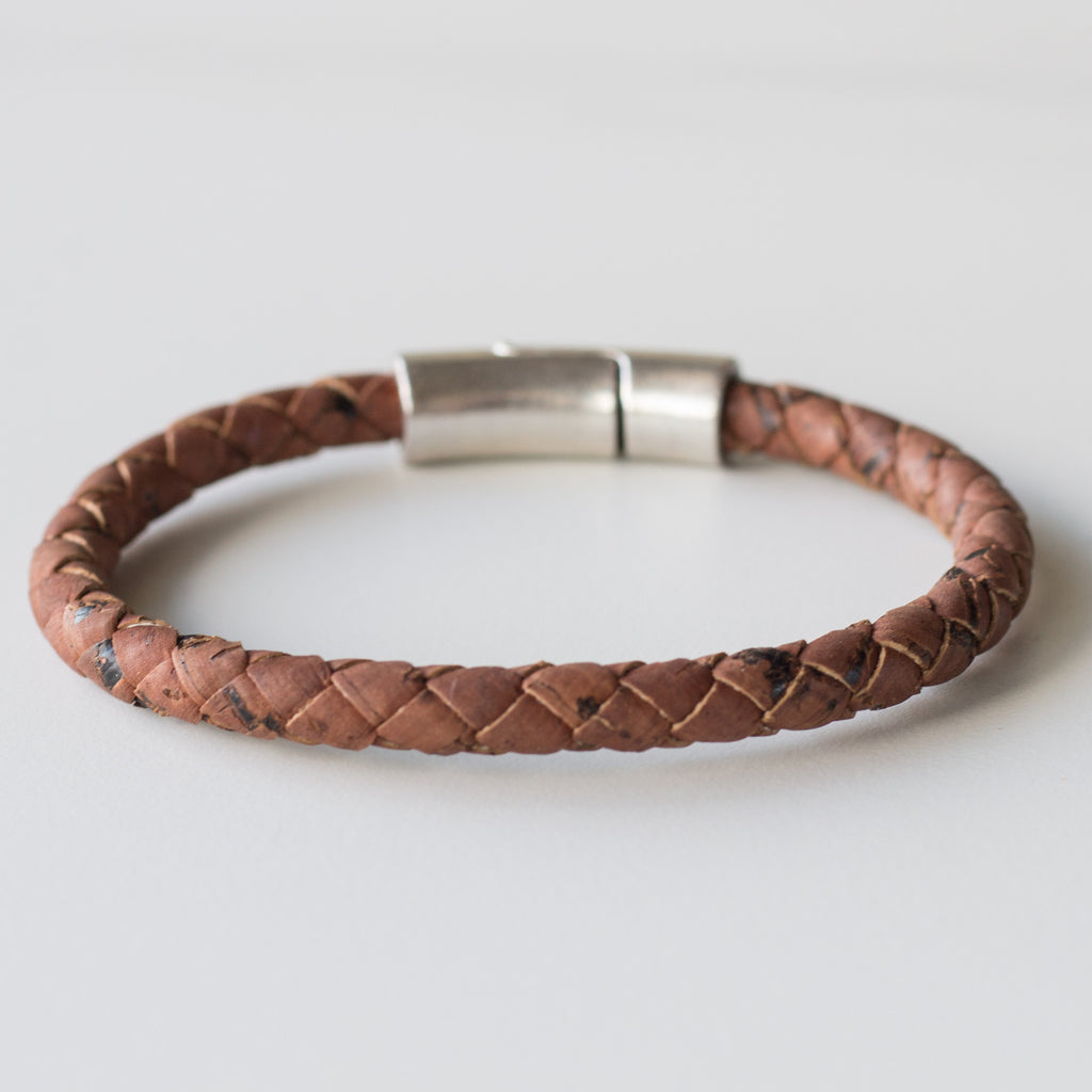 Braided Cork Bracelet