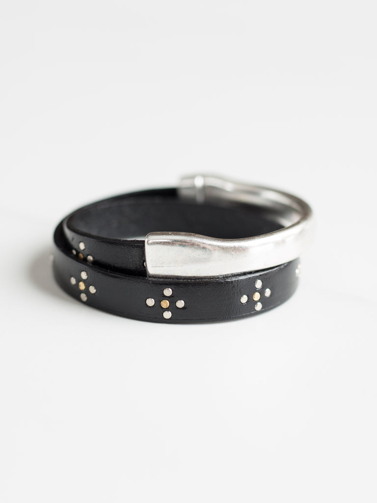 Italian Studded Wrap Bracelet