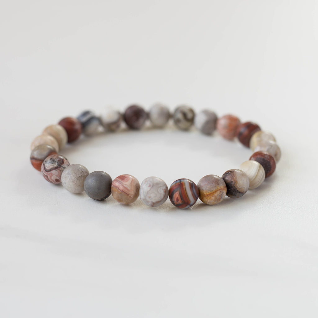 Laguna Lace Agate Bracelet