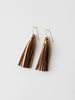 Leather Tassel Earrings