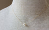Suspended Pearl Necklace