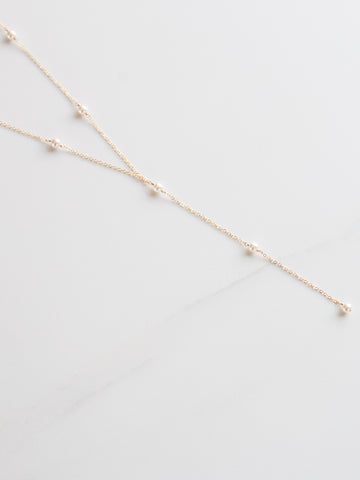 Pearl Drop Lariat